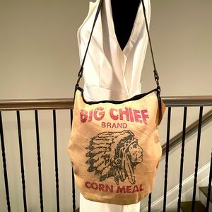 BIG CHIEF BRAND CORNMEAL PURSE NWT